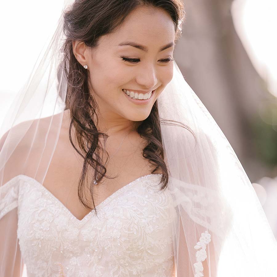 image of bride in her dress